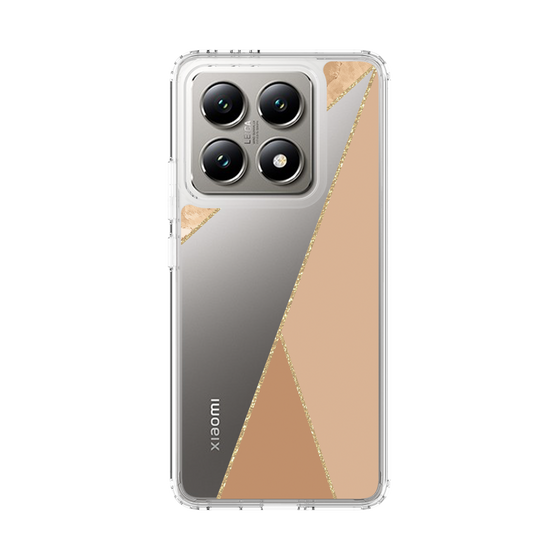 スリムプロテクションケース［ マーブルトライアングルパレット - Beige ］