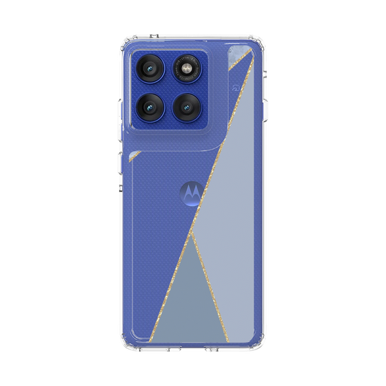 スリムプロテクションケース［ マーブルトライアングルパレット - Blue ］