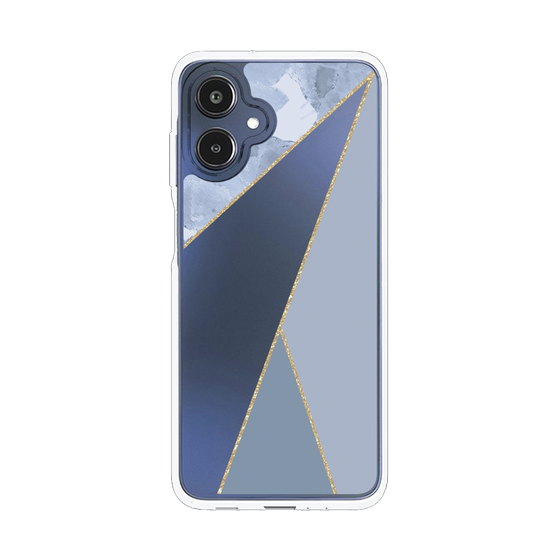 スリムプロテクションケース［ マーブルトライアングルパレット - Blue ］