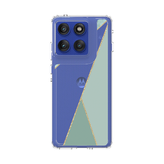 スリムプロテクションケース［ マーブルトライアングルパレット - Green ］