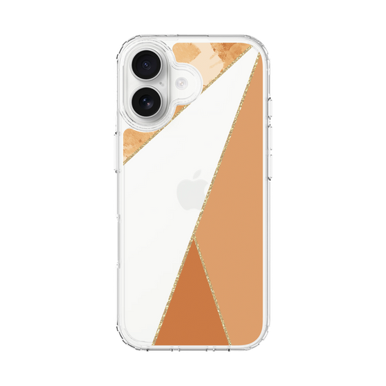 スリムプロテクションケース［ マーブルトライアングルパレット - Orange ］