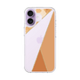 スリムプロテクションケース［ マーブルトライアングルパレット - Orange ］