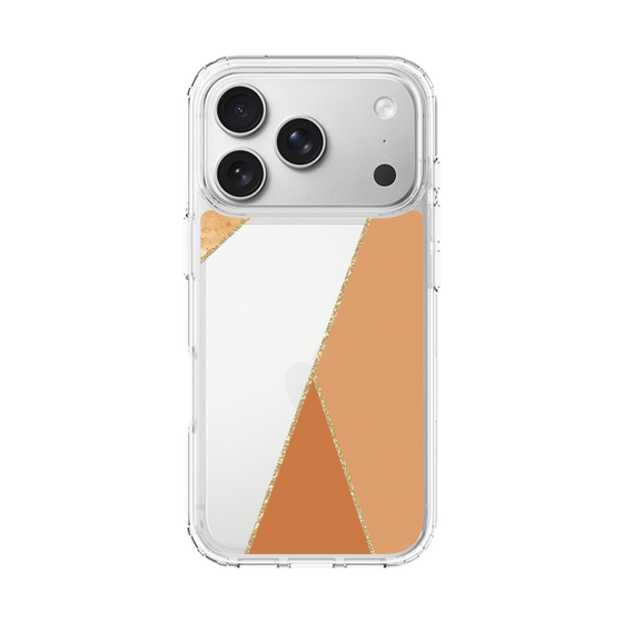 スリムプロテクションケース［ マーブルトライアングルパレット - Orange ］