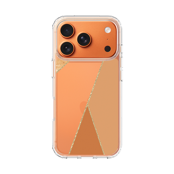 スリムプロテクションケース［ マーブルトライアングルパレット - Orange ］