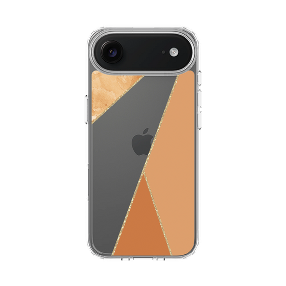 スリムプロテクションケース［ マーブルトライアングルパレット - Orange ］