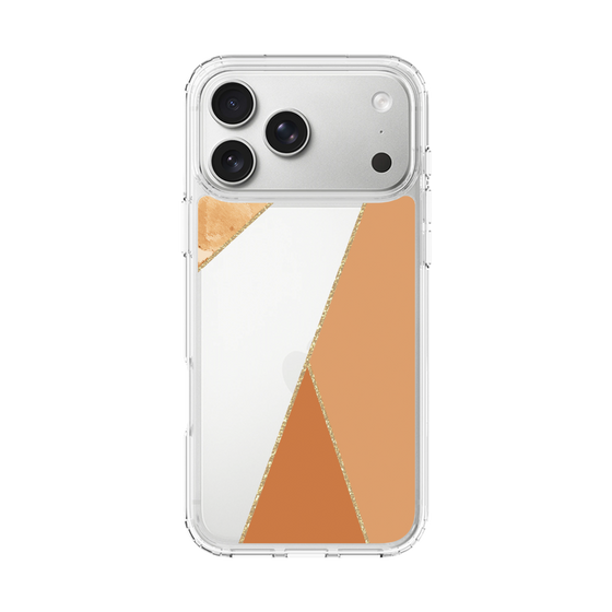 スリムプロテクションケース［ マーブルトライアングルパレット - Orange ］