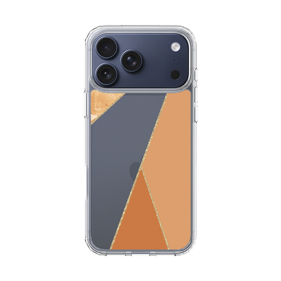 スリムプロテクションケース［ マーブルトライアングルパレット - Orange ］
