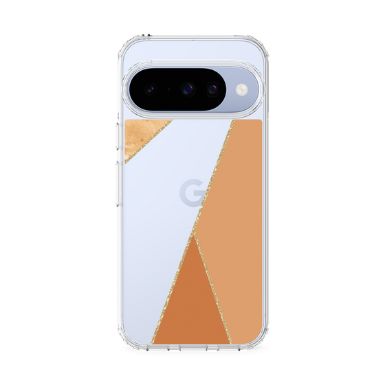 スリムプロテクションケース［ マーブルトライアングルパレット - Orange ］