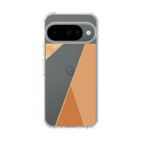 スリムプロテクションケース［ マーブルトライアングルパレット - Orange ］