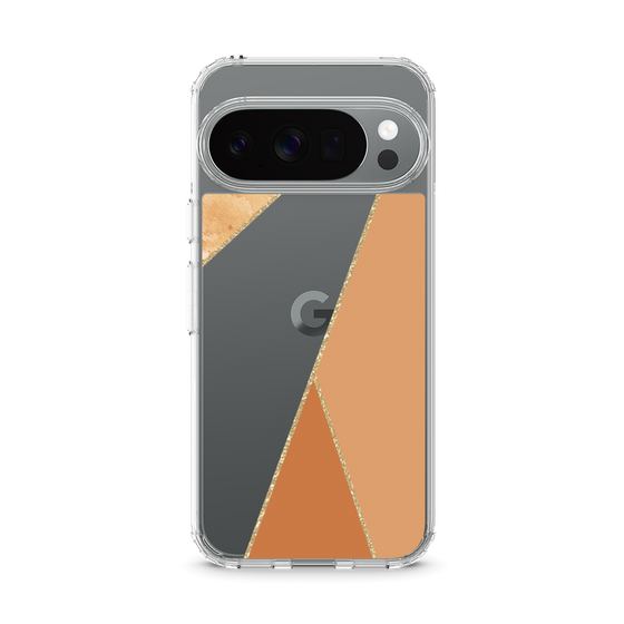 スリムプロテクションケース［ マーブルトライアングルパレット - Orange ］