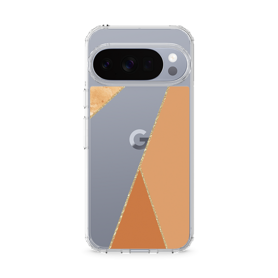 スリムプロテクションケース［ マーブルトライアングルパレット - Orange ］