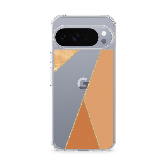 スリムプロテクションケース［ マーブルトライアングルパレット - Orange ］