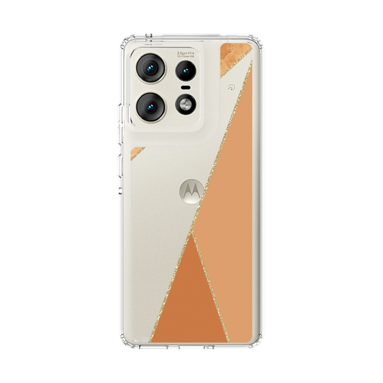 スリムプロテクションケース［ マーブルトライアングルパレット - Orange ］