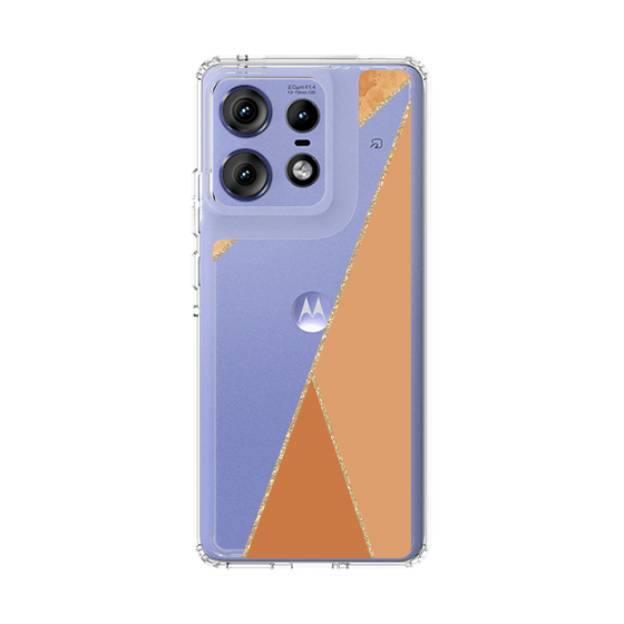 スリムプロテクションケース［ マーブルトライアングルパレット - Orange ］