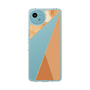 スリムプロテクションケース［ マーブルトライアングルパレット - Orange ］