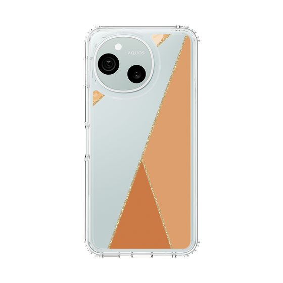 スリムプロテクションケース［ マーブルトライアングルパレット - Orange ］