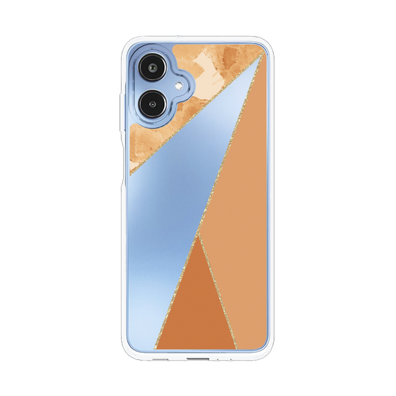 スリムプロテクションケース［ マーブルトライアングルパレット - Orange ］