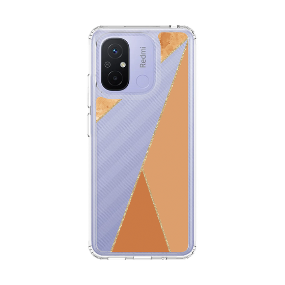 スリムプロテクションケース［ マーブルトライアングルパレット - Orange ］