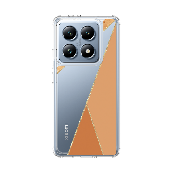 スリムプロテクションケース［ マーブルトライアングルパレット - Orange ］
