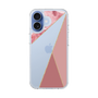 スリムプロテクションケース［ マーブルトライアングルパレット - Pink ］