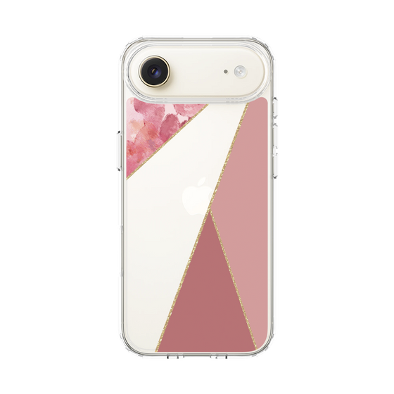 スリムプロテクションケース［ マーブルトライアングルパレット - Pink ］