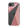スリムプロテクションケース［ マーブルトライアングルパレット - Pink ］
