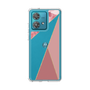 スリムプロテクションケース［ マーブルトライアングルパレット - Pink ］