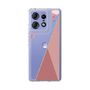 スリムプロテクションケース［ マーブルトライアングルパレット - Pink ］