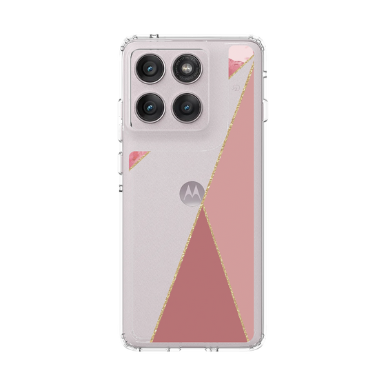 スリムプロテクションケース［ マーブルトライアングルパレット - Pink ］