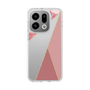 スリムプロテクションケース［ マーブルトライアングルパレット - Pink ］