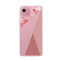 スリムプロテクションケース［ マーブルトライアングルパレット - Pink ］