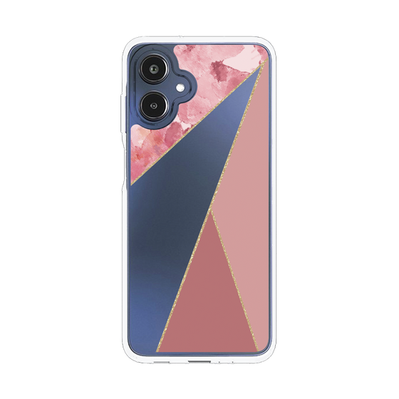 スリムプロテクションケース［ マーブルトライアングルパレット - Pink ］