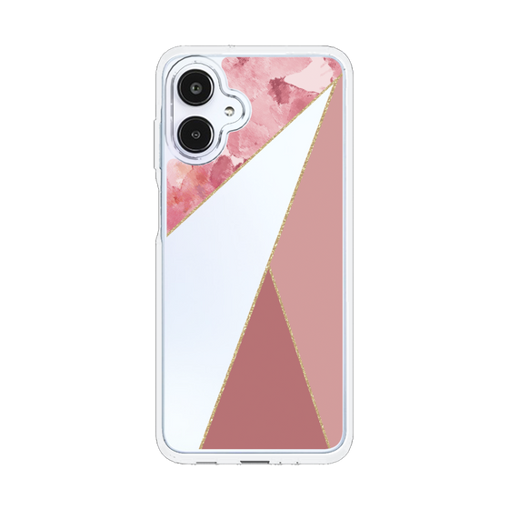 スリムプロテクションケース［ マーブルトライアングルパレット - Pink ］