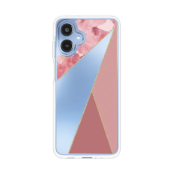 スリムプロテクションケース［ マーブルトライアングルパレット - Pink ］