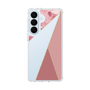 スリムプロテクションケース［ マーブルトライアングルパレット - Pink ］
