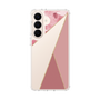 スリムプロテクションケース［ マーブルトライアングルパレット - Pink ］