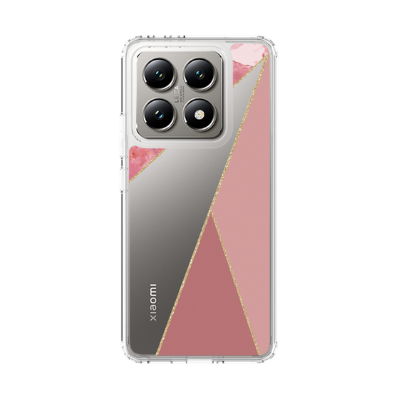 スリムプロテクションケース［ マーブルトライアングルパレット - Pink ］