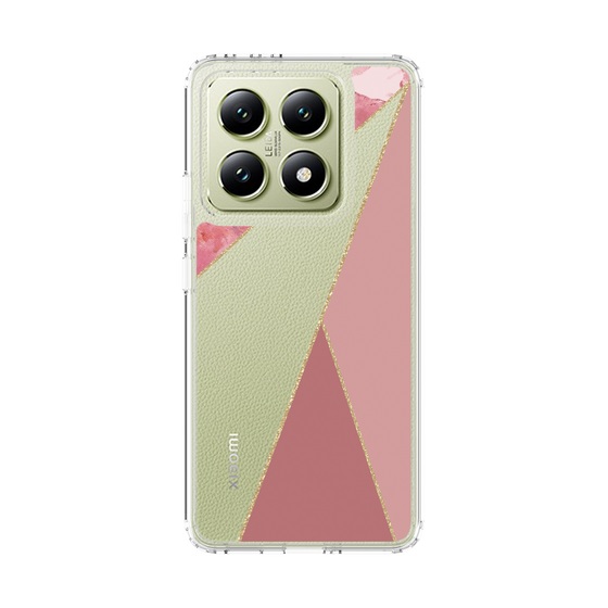 スリムプロテクションケース［ マーブルトライアングルパレット - Pink ］