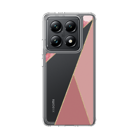スリムプロテクションケース［ マーブルトライアングルパレット - Pink ］