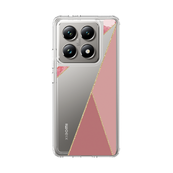 スリムプロテクションケース［ マーブルトライアングルパレット - Pink ］