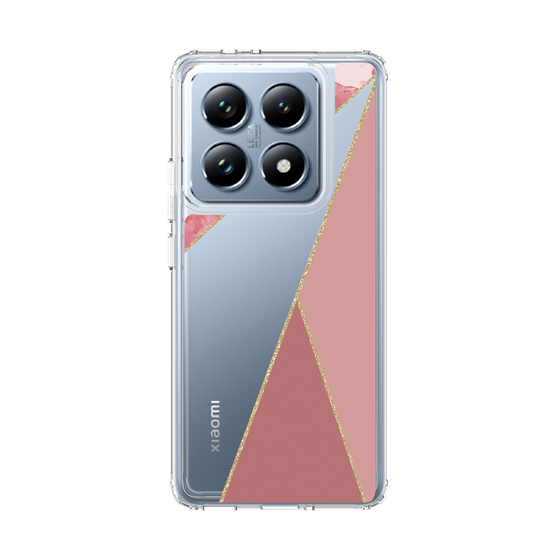 スリムプロテクションケース［ マーブルトライアングルパレット - Pink ］