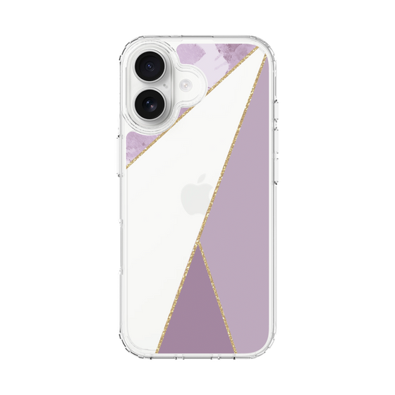 スリムプロテクションケース［ マーブルトライアングルパレット - Purple ］