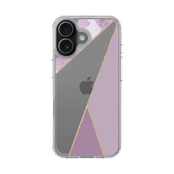 スリムプロテクションケース［ マーブルトライアングルパレット - Purple ］