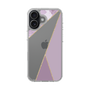 スリムプロテクションケース［ マーブルトライアングルパレット - Purple ］