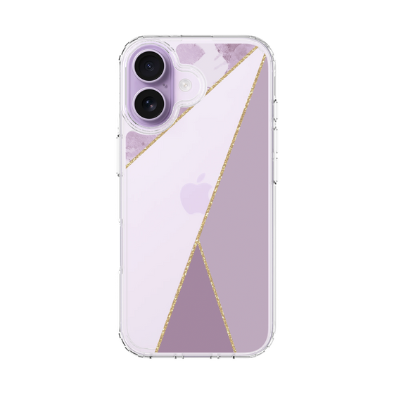 スリムプロテクションケース［ マーブルトライアングルパレット - Purple ］