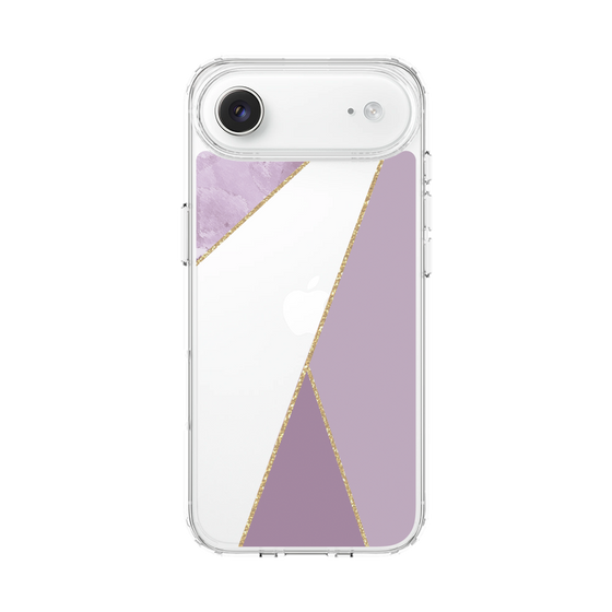 スリムプロテクションケース［ マーブルトライアングルパレット - Purple ］