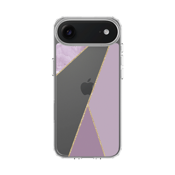 スリムプロテクションケース［ マーブルトライアングルパレット - Purple ］