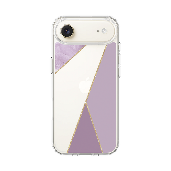 スリムプロテクションケース［ マーブルトライアングルパレット - Purple ］
