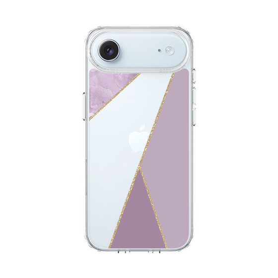 スリムプロテクションケース［ マーブルトライアングルパレット - Purple ］