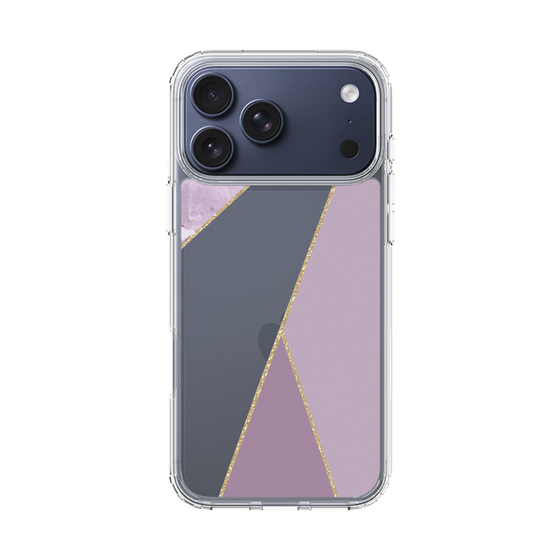 スリムプロテクションケース［ マーブルトライアングルパレット - Purple ］